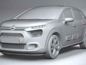 Citroen C3 2020 3Dモデル