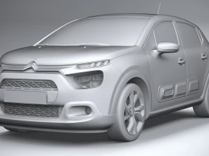 Citroen C3 2020 3D Model