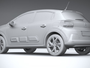 Citroen C3 2020 3Dモデル