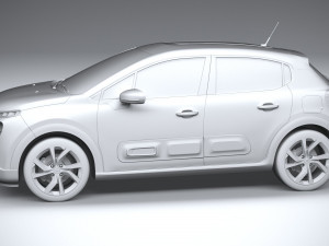 Citroen C3 2020 3Dモデル