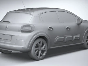 Citroen C3 2020 3D Model