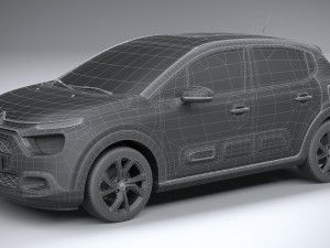 Citroen C3 2020 3Dモデル