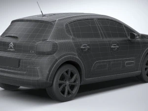 Citroen C3 2020 3D Model