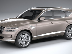 Genesis GV80 2021 3D Model