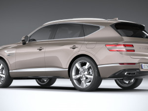 Genesis GV80 2021 3D Model