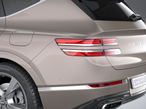Genesis GV80 2021 3D Model