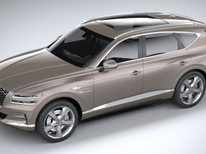 Genesis GV80 2021 3D Model