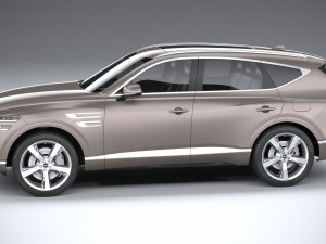 Genesis GV80 2021 3D Model