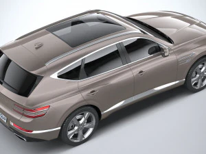 Genesis GV80 2021 3D Model