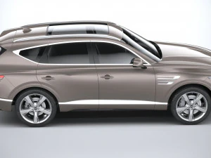Genesis GV80 2021 3D Model