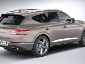 Genesis GV80 2021 3D Model