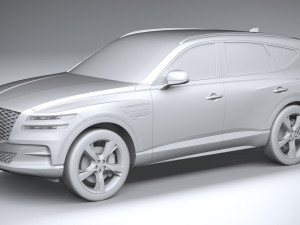 Genesis GV80 2021 3D Model