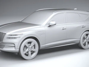 Genesis GV80 2021 3D Model