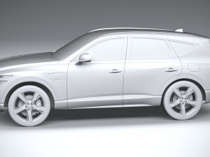 Genesis GV80 2021 3D Model