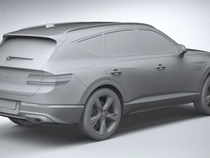 Genesis GV80 2021 3D Model