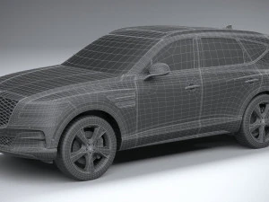 Genesis GV80 2021 3D Model