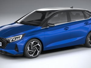 Hyundai i20 2021 3D Model