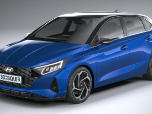 Hyundai i20 2021 3D Модель