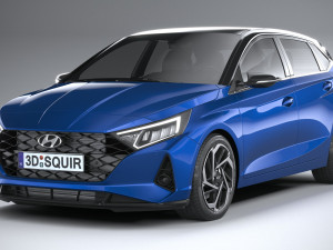 Hyundai i20 2021 3D Модель