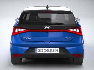 Hyundai i20 2021 3D Модель
