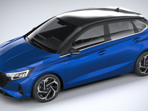 Hyundai i20 2021 3D Модель