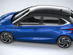 Hyundai i20 2021 3D Model