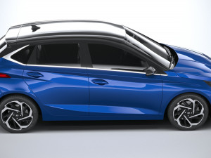 Hyundai i20 2021 3D Модель