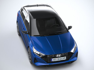 Hyundai i20 2021 3D Модель