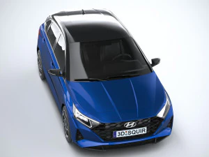 Hyundai i20 2021 3D Model