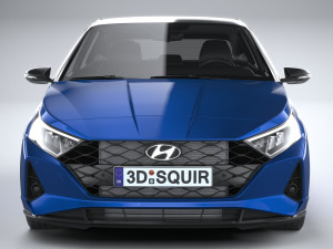 Hyundai i20 2021 3D Модель