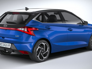 Hyundai i20 2021 3D Модель
