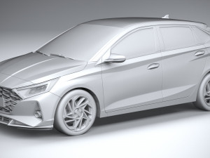 Hyundai i20 2021 3D Модель