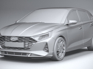Hyundai i20 2021 3D Модель