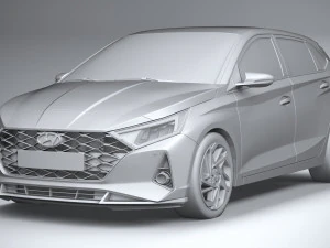 Hyundai i20 2021 3D Model