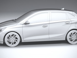 Hyundai i20 2021 3D Модель