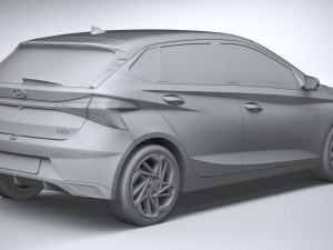 Hyundai i20 2021 3D Модель