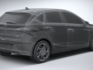 Hyundai i20 2021 3D Модель