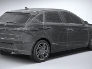 Hyundai i20 2021 3D Model