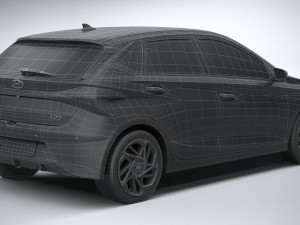 Hyundai i20 2021 3D Модель