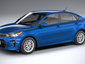 Kia Rio Sedan 2018-2020 3D Model