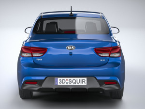 Kia Rio Sedan 2018-2020 3D 모델