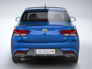 Kia Rio Sedan 2018-2020 3D Model