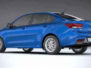 Kia Rio Sedan 2018-2020 3D Model