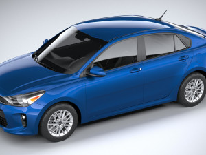 Kia Rio Sedan 2018-2020 3D 모델