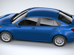 Kia Rio Sedan 2018-2020 3D 모델