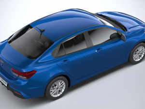Kia Rio Sedan 2018-2020 3D 모델