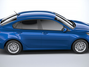 Kia Rio Sedan 2018-2020 3D 모델