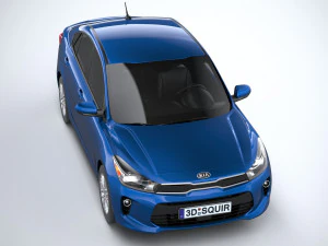Kia Rio Sedan 2018-2020 3D Model