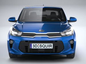 Kia Rio Sedan 2018-2020 3D 모델