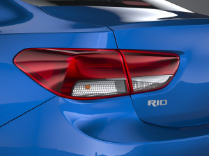 Kia Rio Sedan 2018-2020 3D 모델